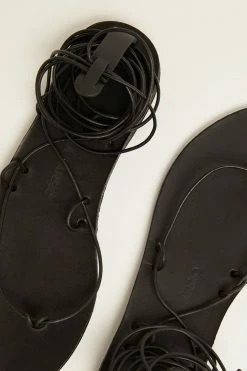 MARIA FARRO ERINI BLACK SANDAL
