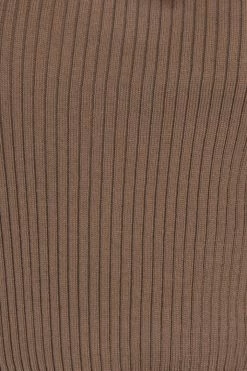 DISSH Boutiques ESTA LATTE SCOOP NECK KNIT TOP TOPS