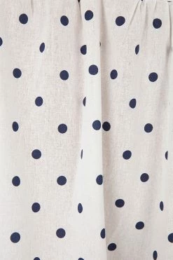 DISSH Boutiques OHIO WHITE SPOT MINI DRESS