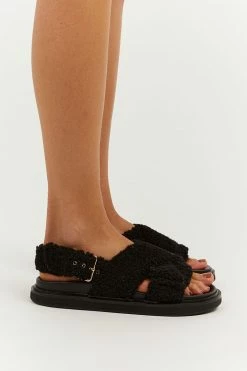 ACCESSORIES ALIAS MAE BIRDIE BLACK SANDAL
