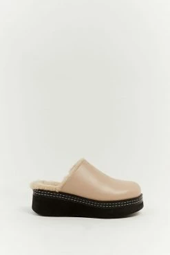 ALIAS MAE EFFIE CREAM LEATHER CLOG ACCESSORIES