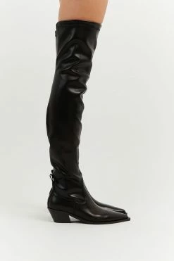 ALIAS MAE FI BLACK KNEE HIGH BOOT