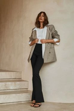 DISSH Boutiques DUKE BLACK FLARED PANT