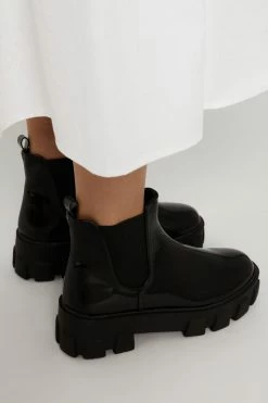 DISSH Boutiques Shoes BILLINI XANTHOS BLACK PATENT BOOT