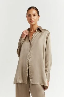 Outlet โ DISSH Boutiques EVANS STONE SILK ๐ SHIRT THE BUMP FRIENDLY EDIT ๐ 7 DISSH Boutiques EVANS STONE SILK SHIRT THE BUMP FRIENDLY EDIT