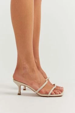 ALIAS MAE BABY BONE LEATHER HEEL