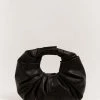 DISSH Boutiques AVELINE BLACK GATHERED CLUTCH