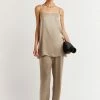 DISSH Boutiques EVANS STONE SILK TUNIC TOP