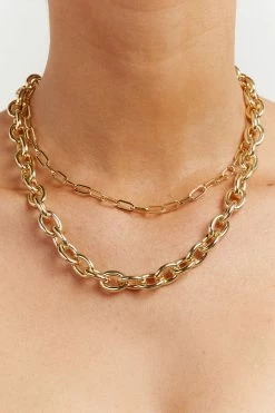 DISSH Boutiques CHANTELMULT CHAIN GOLD NECKLACE