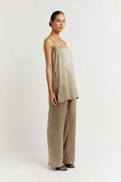 DISSH Boutiques CLOTHING EVANS STONE SILK PANT