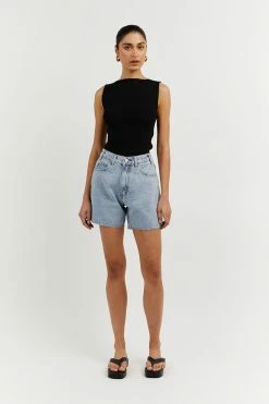 DISSH Boutiques OLD SCHOOL BLUE DENIM SHORT