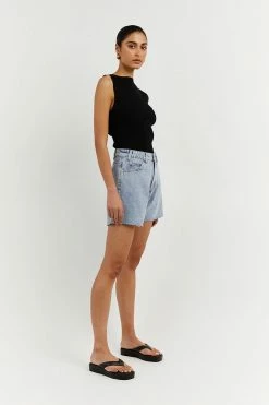 DISSH Boutiques OLD SCHOOL BLUE DENIM SHORT