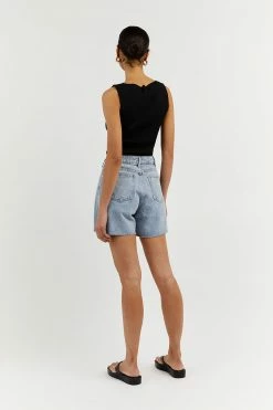 DISSH Boutiques OLD SCHOOL BLUE DENIM SHORT