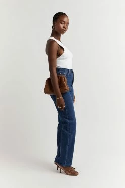 DISSH Boutiques JAXON DARK BLUE STRAIGHT DENIM JEAN