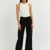 DISSH Boutiques CLOTHING PERI WASHED BLACK WIDE LEG JEAN