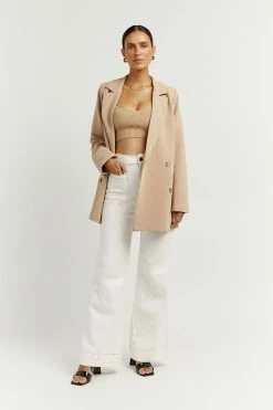 DISSH Boutiques PERI OFF WHITE WIDE LEG DENIM JEAN