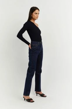 DISSH Boutiques CLOTHING FINLEY INDIGO STRAIGHT LEG JEAN