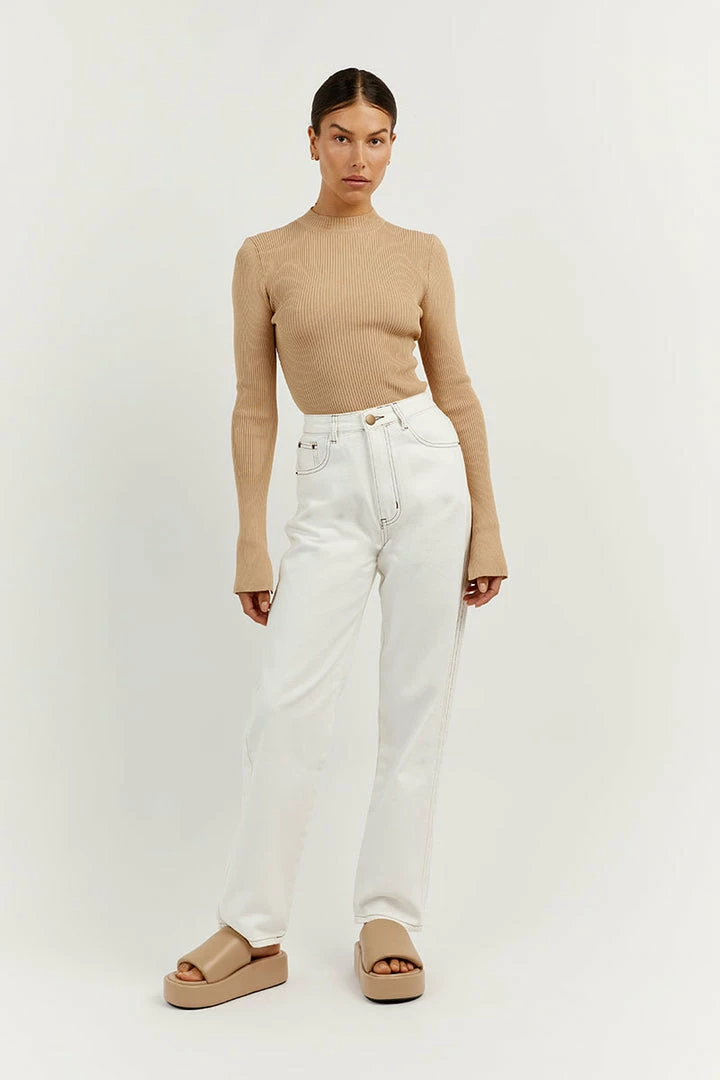 Best Pirce ๐ DISSH Boutiques CLOTHING FINLEY OFF WHITE STRAIGHT LEG JEAN โจ 2 DISSH Boutiques CLOTHING FINLEY OFF WHITE STRAIGHT LEG JEAN