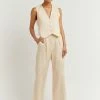 DISSH Boutiques CLOTHING NORAH BUTTER LINEN PANT