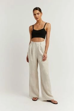 DISSH Boutiques CLOTHING NORAH NATURAL LINEN PANT