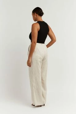 DISSH Boutiques CLOTHING NORAH NATURAL LINEN PANT