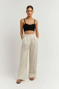 DISSH Boutiques CLOTHING NORAH NATURAL LINEN PANT