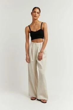 DISSH Boutiques CLOTHING NORAH NATURAL LINEN PANT