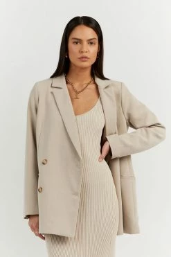 DISSH Boutiques CLOTHING ESSENTIAL STONE BLAZER