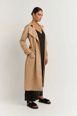 Flash Sale ๐ DISSH Boutiques ELENA BEIGE FAUX LEATHER TRENCH THE BUMP FRIENDLY EDIT โค๏ธ 7 DISSH Boutiques ELENA BEIGE FAUX LEATHER TRENCH THE BUMP FRIENDLY EDIT