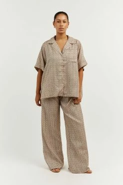 DISSH Boutiques ALFIE BEIGE SWIRL SHIRT