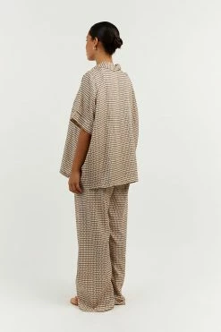 DISSH Boutiques ALFIE BEIGE SWIRL SHIRT