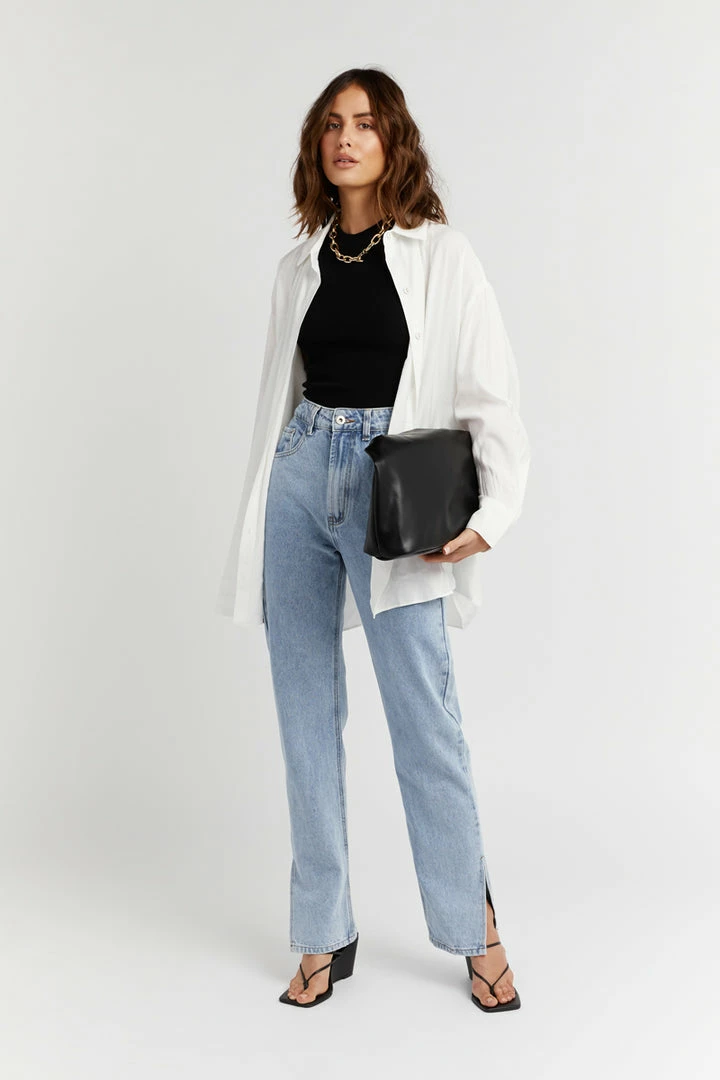 Best Sale ๐คฉ DISSH Boutiques ELLISON CREAM OVERSIZED ๐ SHIRT CLOTHING ๐ 3 DISSH Boutiques ELLISON CREAM OVERSIZED SHIRT CLOTHING