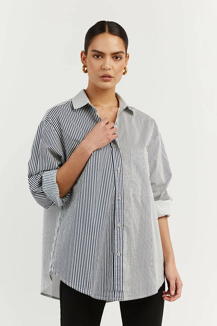 Hot Sale ๐ฅฐ DISSH Boutiques PEPPA NAVY STRIPE ๐ SHIRT โ๏ธ 3 DISSH Boutiques PEPPA NAVY STRIPE SHIRT