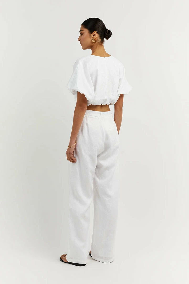 Budget ๐ฅ DISSH Boutiques BONNIE WHITE BUBBLE CROP TOP ๐ 5 DISSH Boutiques BONNIE WHITE BUBBLE CROP TOP