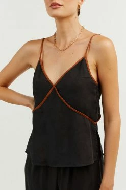Best reviews of ๐ DISSH Boutiques MARCO BLACK BINDING CAMI TOP ๐ 11 DISSH Boutiques MARCO BLACK BINDING CAMI TOP