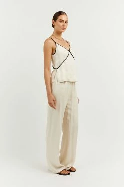 DISSH Boutiques MARCO OYSTER BINDING CAMI TOP CLOTHING