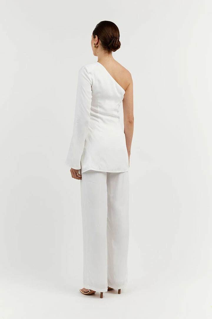 New ๐ DISSH Boutiques CLOTHING SASHA WHITE ONE SHOULDER TUNIC ๐ 5 DISSH Boutiques CLOTHING SASHA WHITE ONE SHOULDER TUNIC