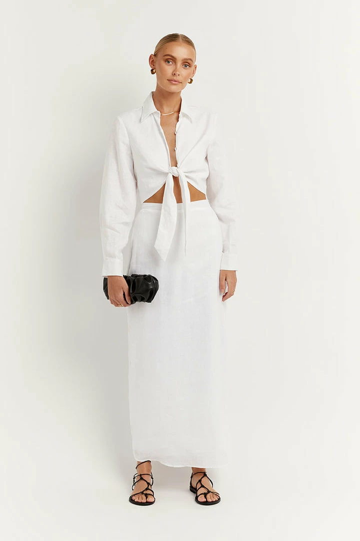 Best reviews of ๐ DISSH Boutiques CLOTHING ROBERTS WHITE LINEN MIDI ๐ SKIRT โญ 3 DISSH Boutiques CLOTHING ROBERTS WHITE LINEN MIDI SKIRT