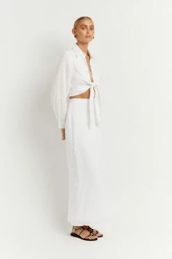 Best reviews of ๐ DISSH Boutiques CLOTHING ROBERTS WHITE LINEN MIDI ๐ SKIRT โญ 12 DISSH Boutiques CLOTHING ROBERTS WHITE LINEN MIDI SKIRT