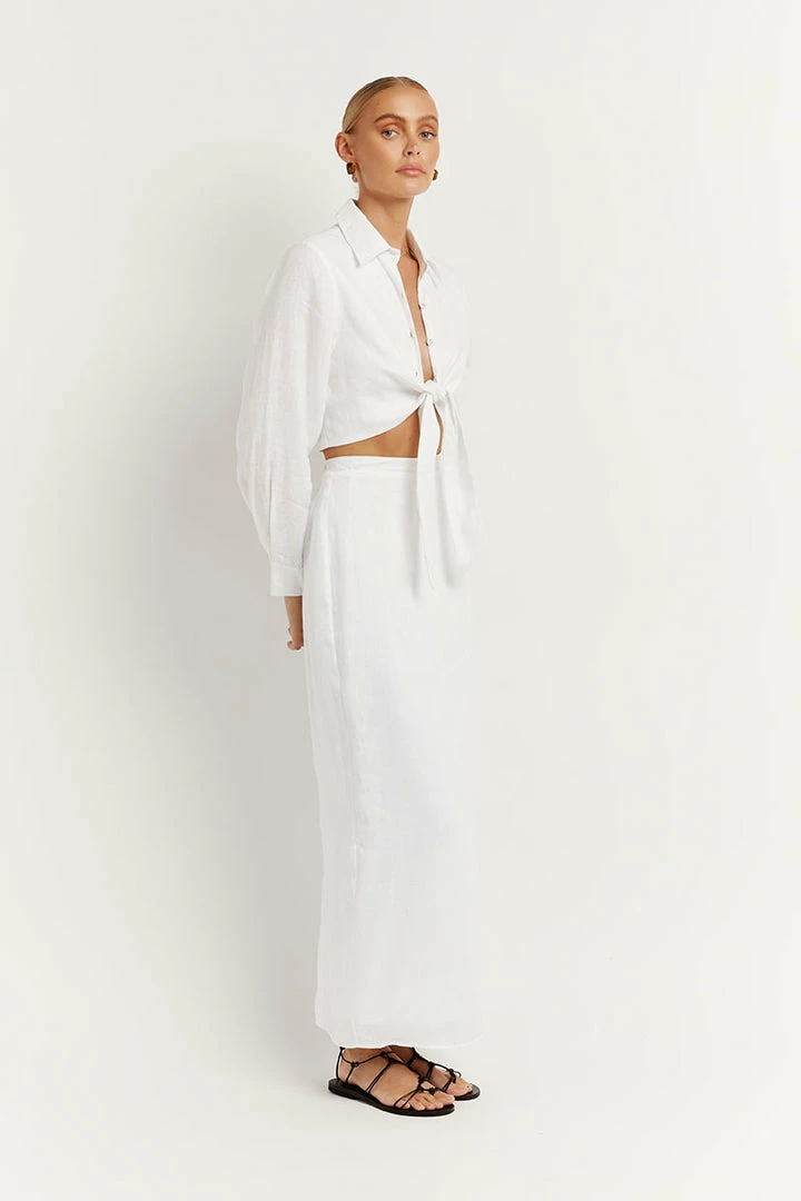 Best reviews of ๐ DISSH Boutiques CLOTHING ROBERTS WHITE LINEN MIDI ๐ SKIRT โญ 5 DISSH Boutiques CLOTHING ROBERTS WHITE LINEN MIDI SKIRT