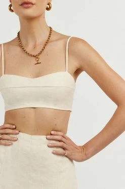 DISSH Boutiques HEATHER BUTTER SPLIT FRONT SKIRT CLOTHING