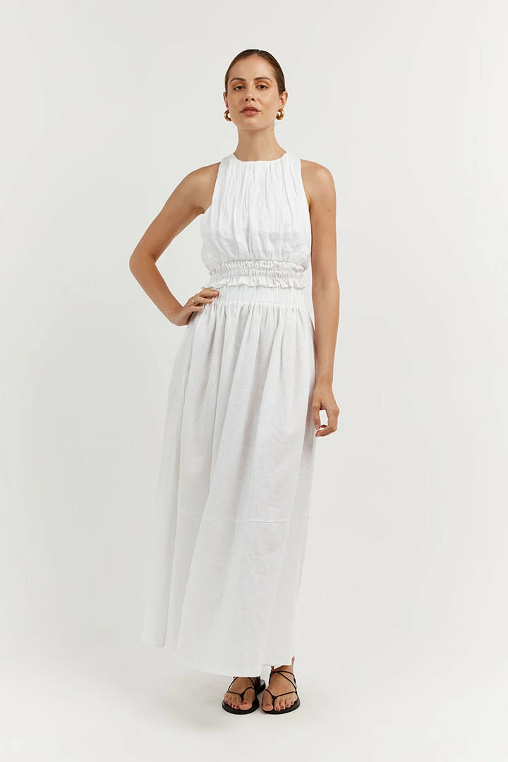 Best Pirce ๐ DISSH Boutiques LANA WHITE CIRCLE ๐ SKIRT ๐ 2 DISSH Boutiques LANA WHITE CIRCLE SKIRT