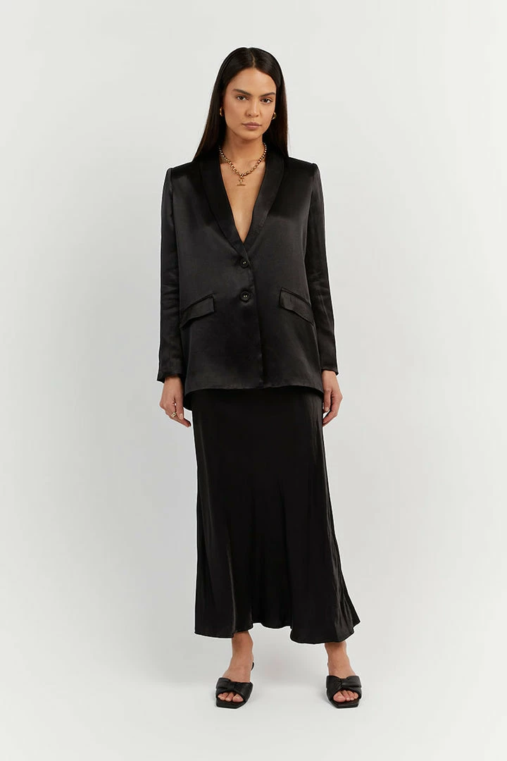 Outlet π DISSH Boutiques BOBBY BLACK SATIN BIAS CUT π SKIRT β 2 DISSH Boutiques BOBBY BLACK SATIN BIAS CUT SKIRT