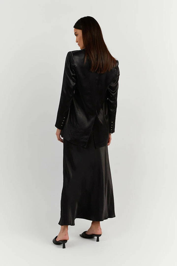 Outlet π DISSH Boutiques BOBBY BLACK SATIN BIAS CUT π SKIRT β 5 DISSH Boutiques BOBBY BLACK SATIN BIAS CUT SKIRT