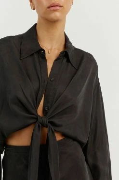 DISSH Boutiques CLOTHING MARTINI BLACK MIDI SKIRT