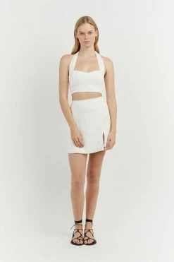 Flash Sale โ DISSH Boutiques WILLOW OFF WHITE SPLIT MINI ๐ SKIRT โจ 8 DISSH Boutiques WILLOW OFF WHITE SPLIT MINI SKIRT
