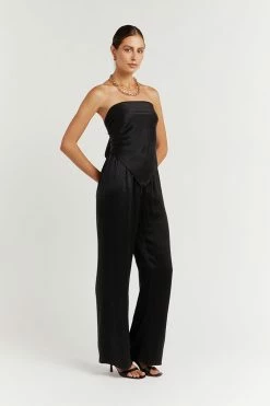 New ๐ DISSH Boutiques EVANS BLACK SILK PANT ๐ฅฐ 8 DISSH Boutiques EVANS BLACK SILK PANT