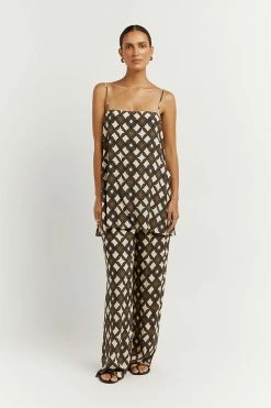 DISSH Boutiques GOSSE KHAKI GEO PANT