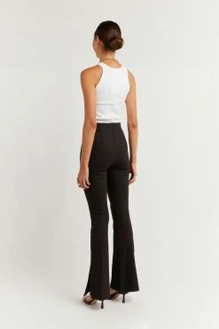 DISSH Boutiques DUKE BLACK FLARED PANT
