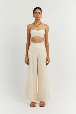 DISSH Boutiques CLOTHING FLICK BUTTER LINEN PANT
